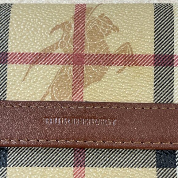 Burberry Vintage PVC & Leather Nova Check Compact Wallet - Preowned - Picture 2 of 15